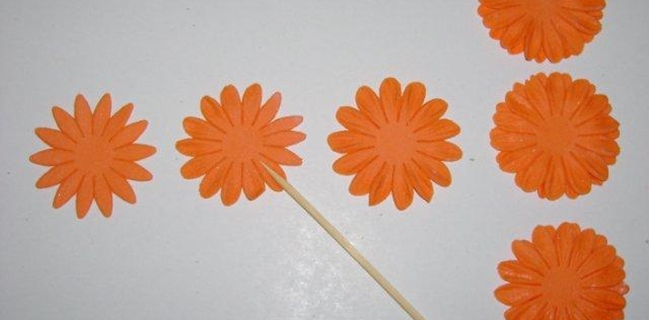 Шаг №1 МК Герберы от Annula