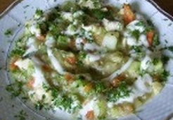 Рагу из молодых овощей  с курицей