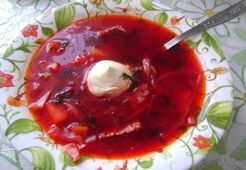 Борщ "как учила мама"