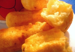 Рецепт: Пальчики из мандиоки с сыром