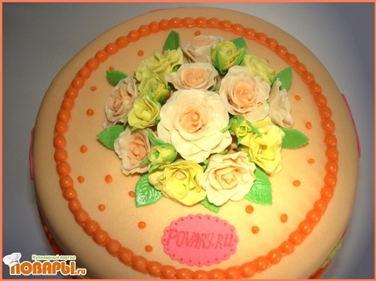 Фото «Торт "Вдохновение солнцем…"»