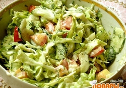 Рецепт: Салат "Дачный"
