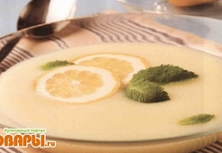 Суп лимонный холодный