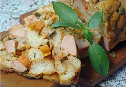 Закуска из засохшего хлеба