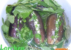 Рецепт: Сациви из баклажан