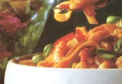 Креветки с тальятелле в пиве