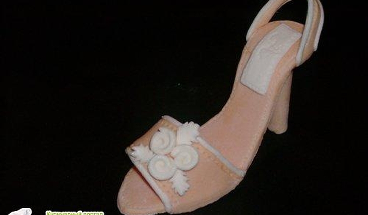 Туфелька из мастики от Annula