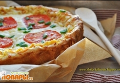 Сочный овощной пирог