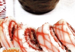 Рецепт: Рулет клубничный