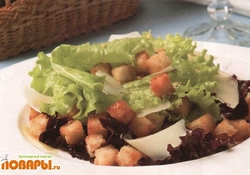 Рецепт: Салат "Цезарь"