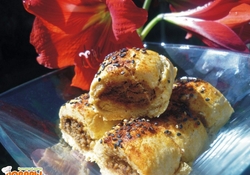 Рецепт: Мясные трубочки