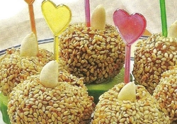 Рецепт: Шарики из индейки с грибами