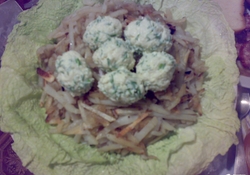 Рецепт: Салат "Гнездо глухаря"