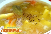 Шаг 5: Этот вариант супа для экономии …