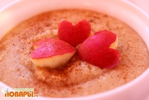 Шаг 3: Примечание: Кашу можно посыпать молотой …