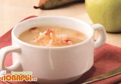 Суп яблочный на молочной сыворотке