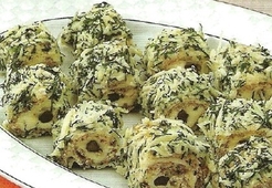 Рулетики со спаржей