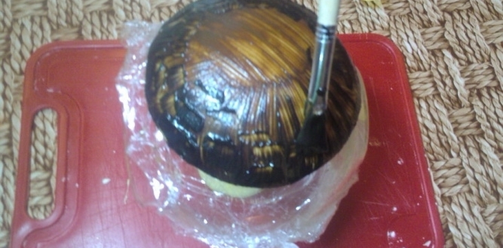 Шаг №30 МК Торт Фея на подсолнухе от alizka