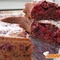 Постный вишнево шоколадный кекс