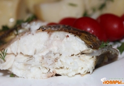 Запеченный судак (в духовке в фольге)