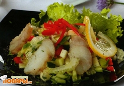 Рыбный салат с сельдереем по-манчестерски  