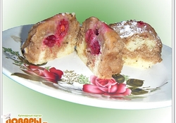 Рецепт: "Вишневая Зебра" в микроволновке