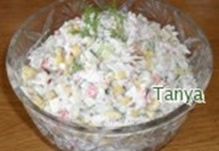 Салат с крабовыми палочками