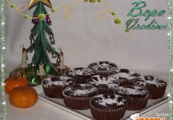 Шоколадно-мандариновые кексы