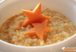 Пшенная каша с тыквой и яблоками