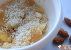 Рецепт: Мамалыга в пароварке (с орехами, медом, кунжутом)