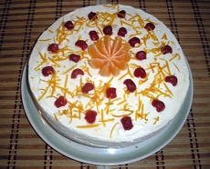 Торт "Зимняя вишня"