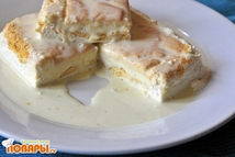 Шаг 4: Сборка пирожного «Нежность». Выберите посуду …