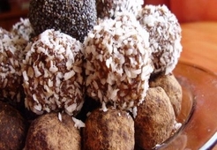 Шоколадно-миндальные конфеты