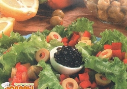 Рецепт: Салат с икрой