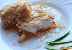 Рецепт: Лазанья-запеканка из лаваша