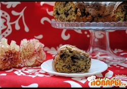 Рецепт: Кекс с тыквой, черникой и шоколадом