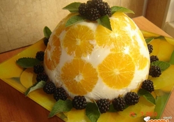 Рецепт: Торт "Заводной апельсин"