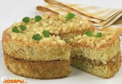 Пирог с миндалем