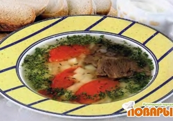 Рецепт: Суп острый с картофелем и рисом