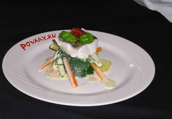 Палтус "по-средиземноморски"