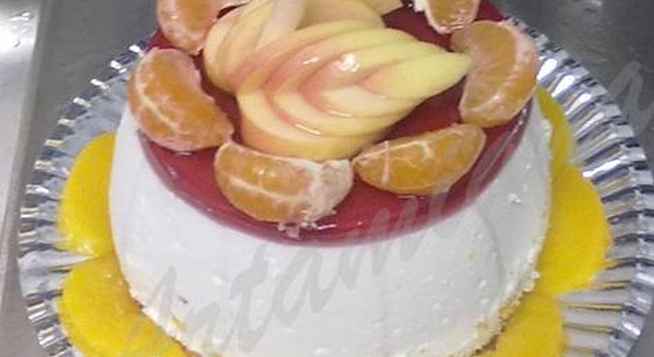 Торт творожный диетический "Лебедь"