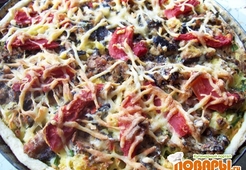 Рыбно-картофельный пирог