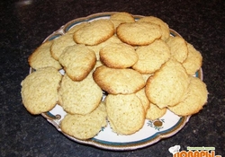 Рецепт: Лимонное печенье с глазурью