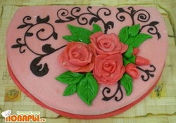 Рецепт: Торт "Романтика"