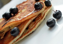 Рецепт: Оладьи с черникой