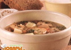 Рецепт: Похлебка грибная