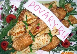 Рецепт: Блинные конфетки "Для взрослых деток"