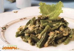 Фасоль стручковая с сыром