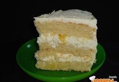 Кокосовый бисквит