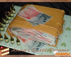 МК Торт Кошелек с деньгами от Annula